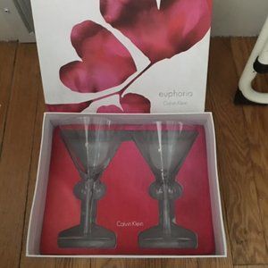 Calvin Klein Euphoria Martini Glasses